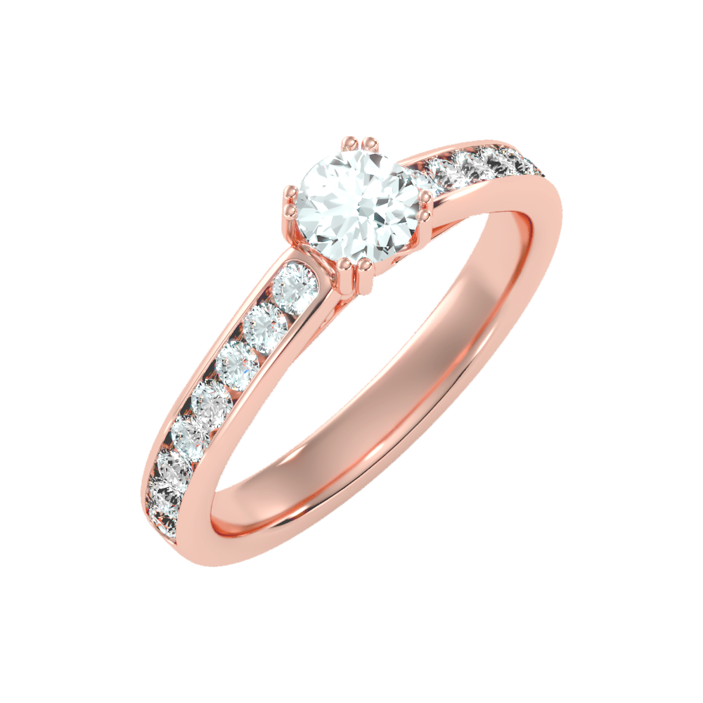 Appropriate Solitaire Ring In 925 Sterling Silver - Five
