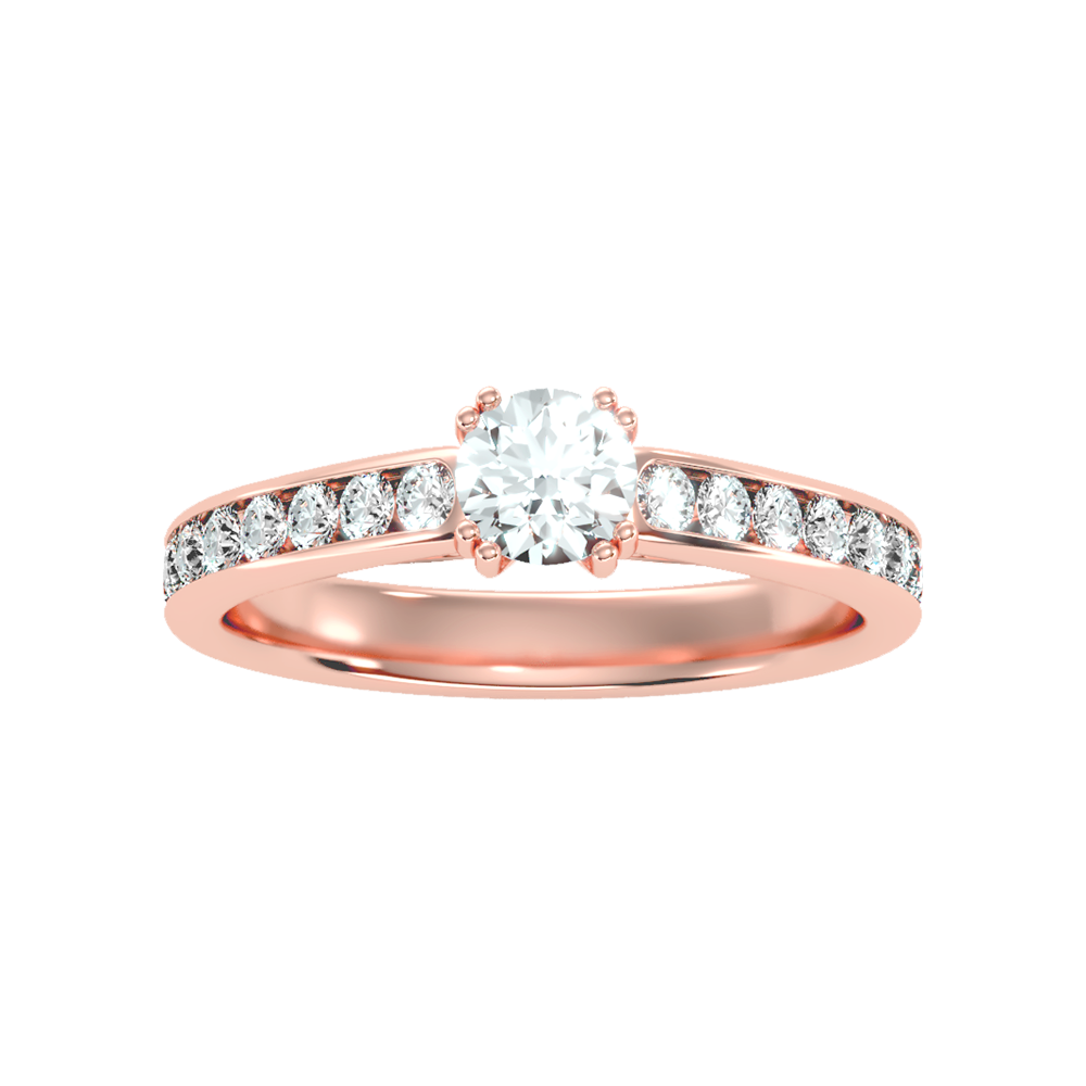 Appropriate Solitaire Ring In 925 Sterling Silver - Seven