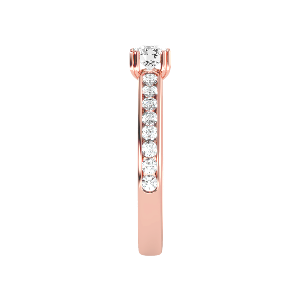 Appropriate Solitaire Ring In 925 Sterling Silver - Eight