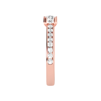 Appropriate Solitaire Ring In 925 Sterling Silver - Eight