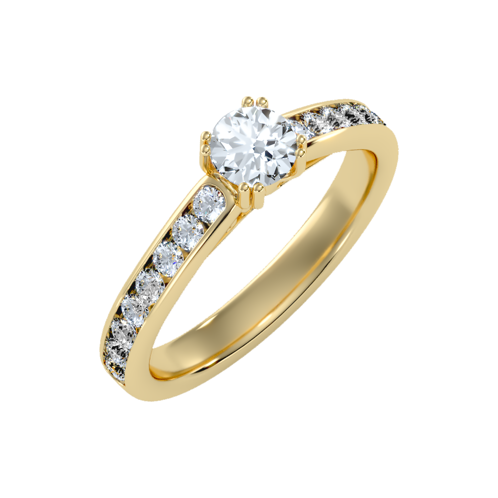 Appropriate Solitaire Ring - Nine