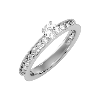 April Solitaire Ring - One