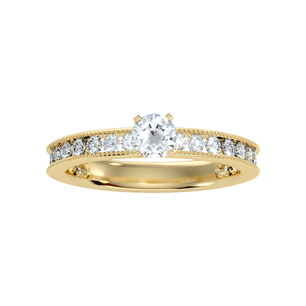 April Solitaire Ring - Ten