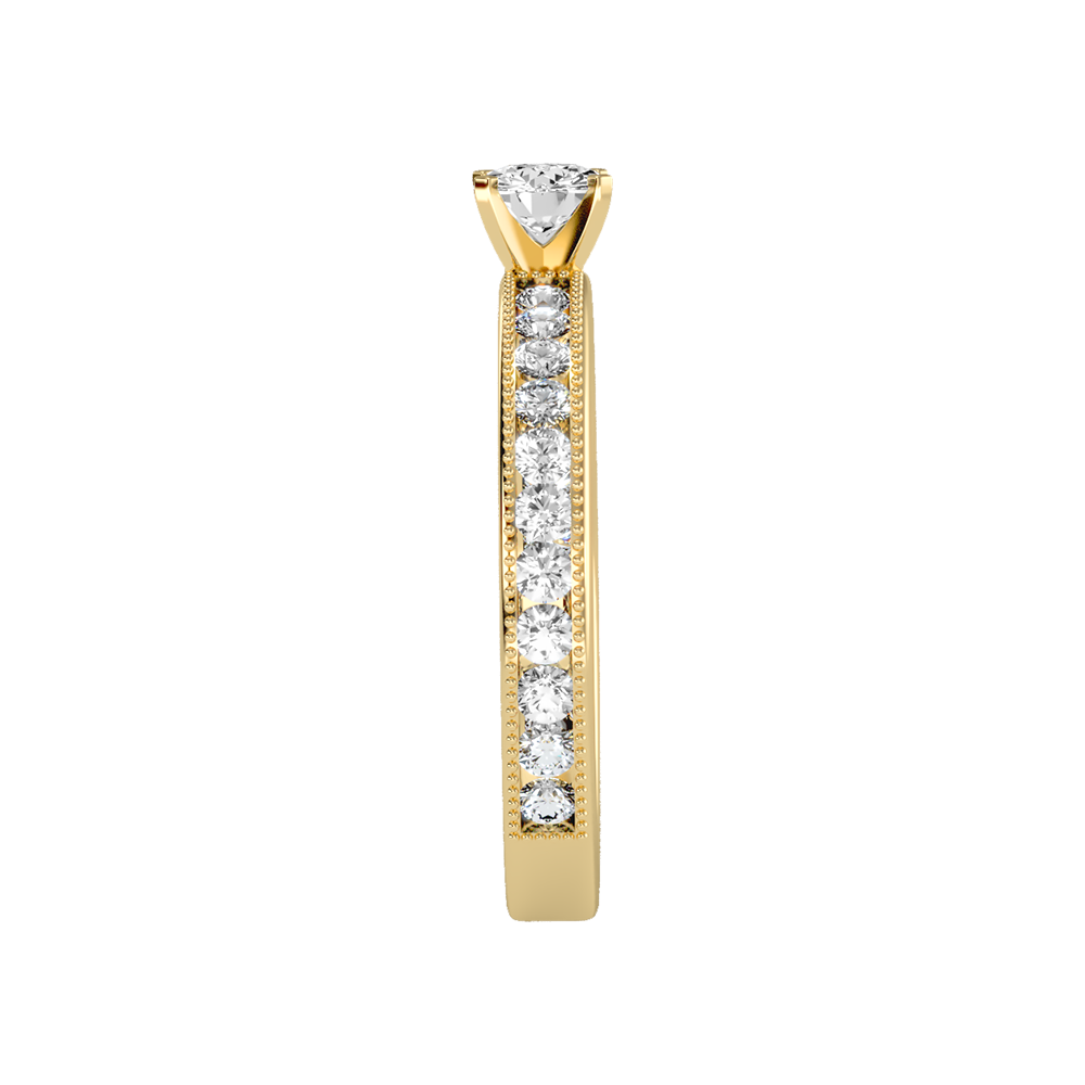 April Solitaire Ring In 925 Sterling Silver - Eleven