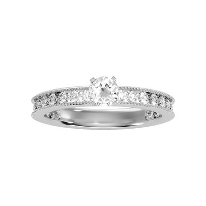 April Solitaire Ring - Three