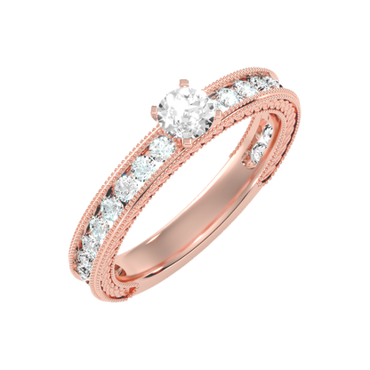 April Solitaire Ring - Five