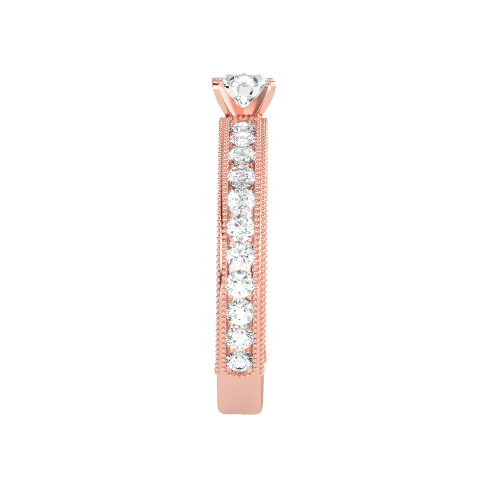 April Solitaire Ring - Eight