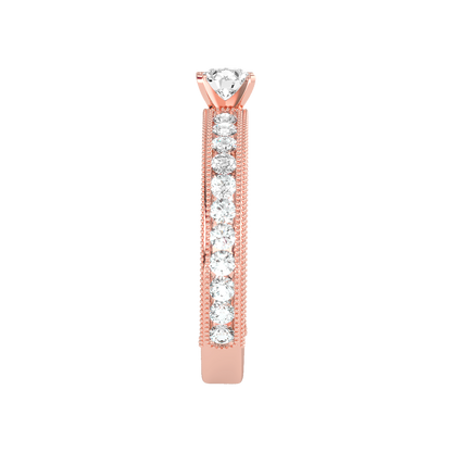 April Solitaire Ring - Eight