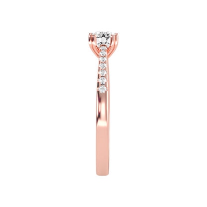Apt Solitaire Ring In 925 Sterling Silver - Eight