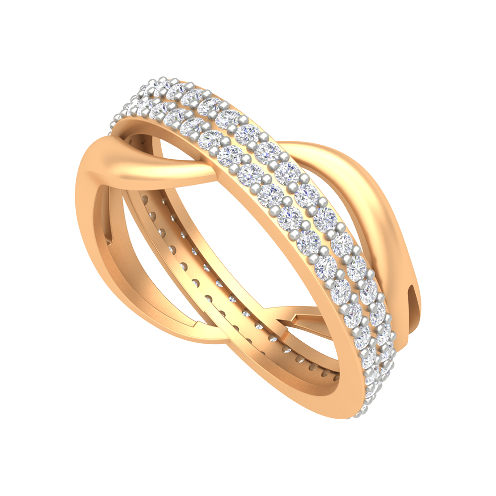 Archa Hoop Cluster Ring In 925 Sterling Silver - Ten