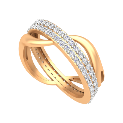 Archa Hoop Cluster Ring In 925 Sterling Silver - Ten