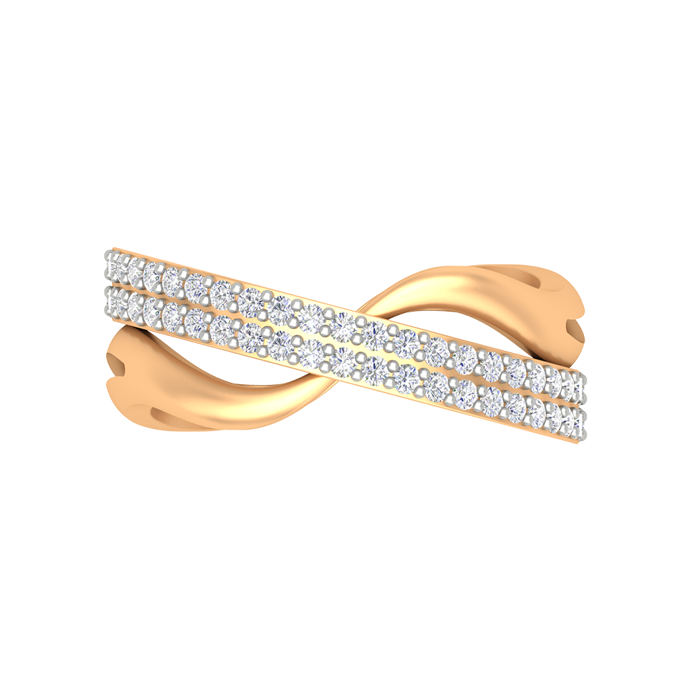 Archa Hoop Cluster Ring In 925 Sterling Silver - Eleven