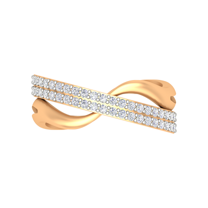 Archa Hoop Cluster Ring In 925 Sterling Silver - Eleven