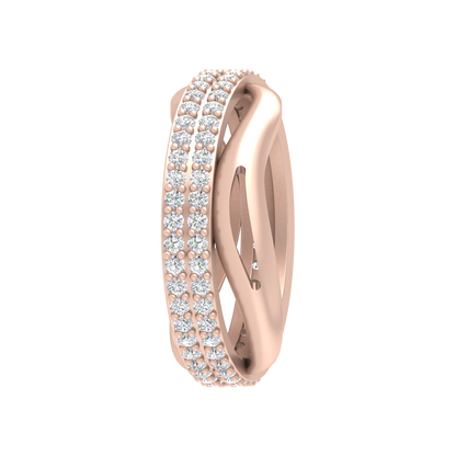 Archa Hoop Cluster Ring In 925 Sterling Silver - Four