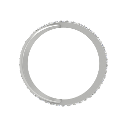 Archa Hoop Cluster Ring In 925 Sterling Silver - Nine
