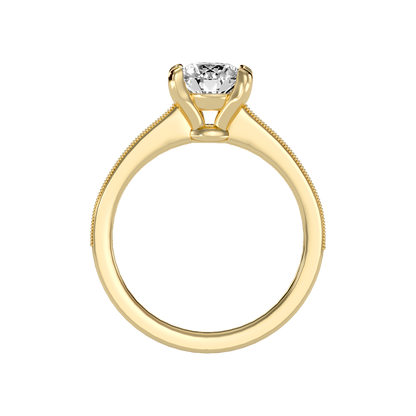 Ardent Solitaire Ring In 925 Sterling Silver - Two