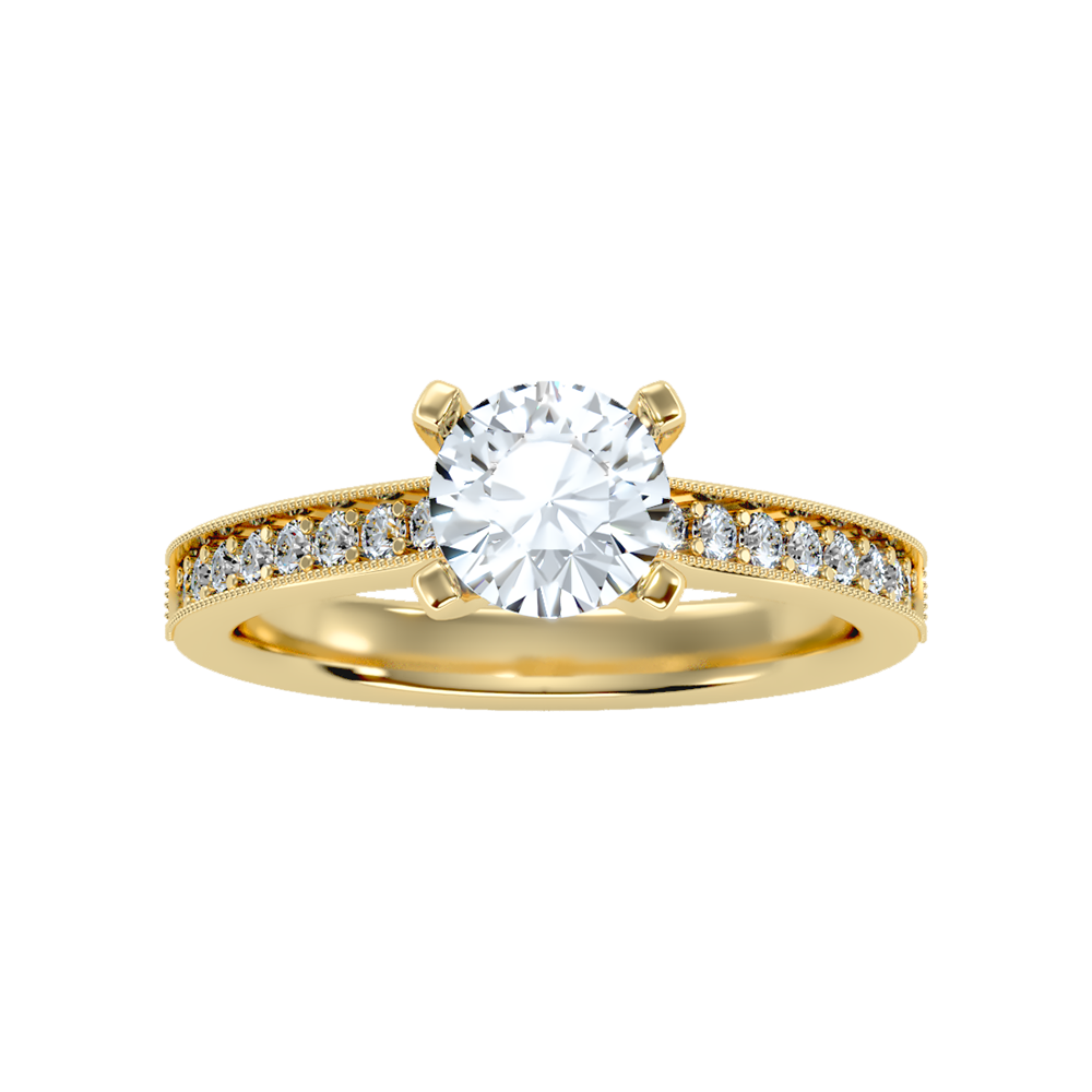 Ardent Solitaire Ring - Three