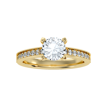 Ardent Solitaire Ring - Three