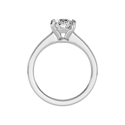 Ardent Solitaire Ring In 925 Sterling Silver - Eight