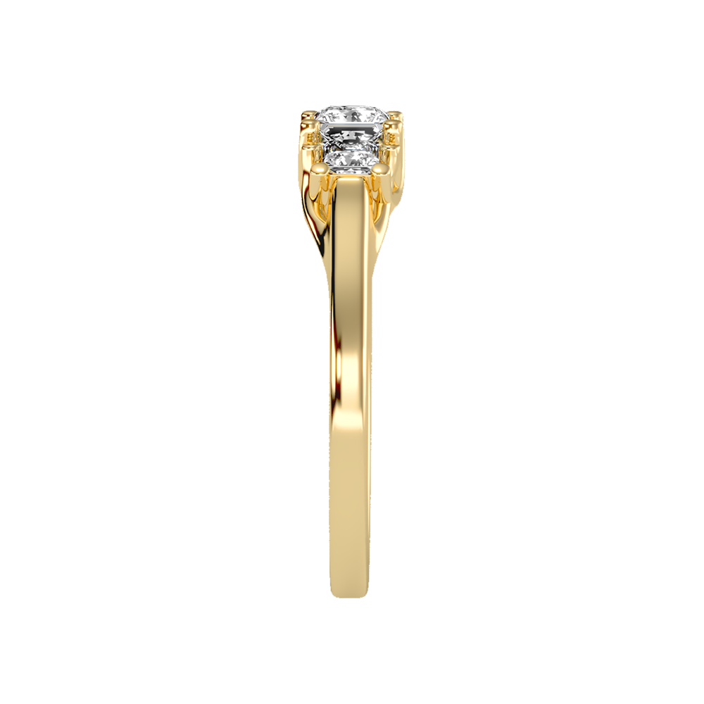 Argent Tri Stone Ring - Eleven
