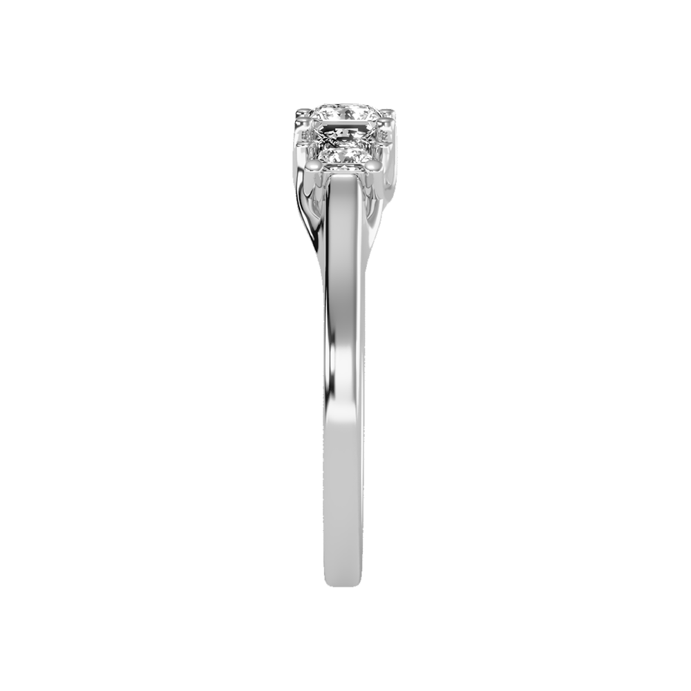 Argent Tri Stone Ring - Seven