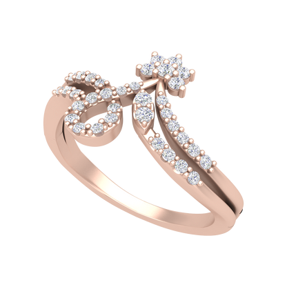 Arissa Diamond Ring In 925 Sterling Silver - Ten