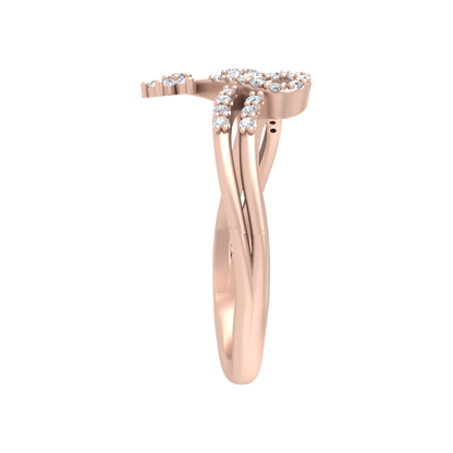 Arissa Diamond Ring In 925 Sterling Silver - Twelve