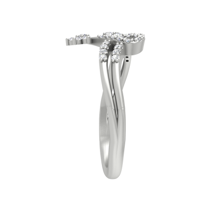 Arissa Diamond Ring In 925 Sterling Silver - Eight