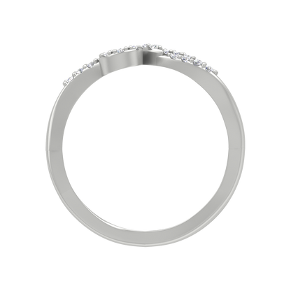 Arissa Diamond Ring In 925 Sterling Silver - Nine