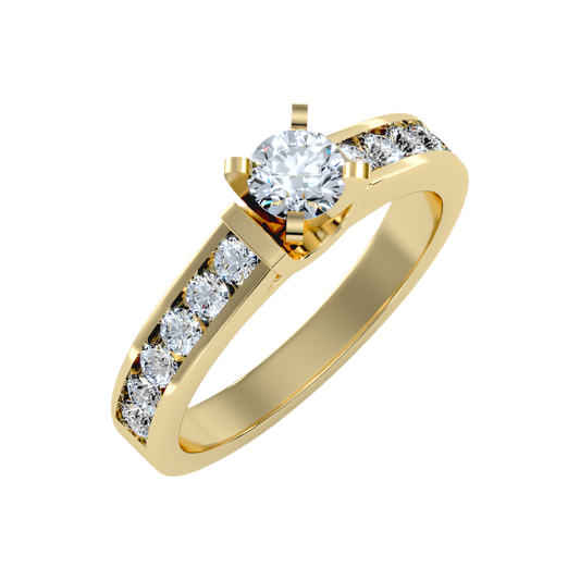 Aristocratic Solitaire Ring - One