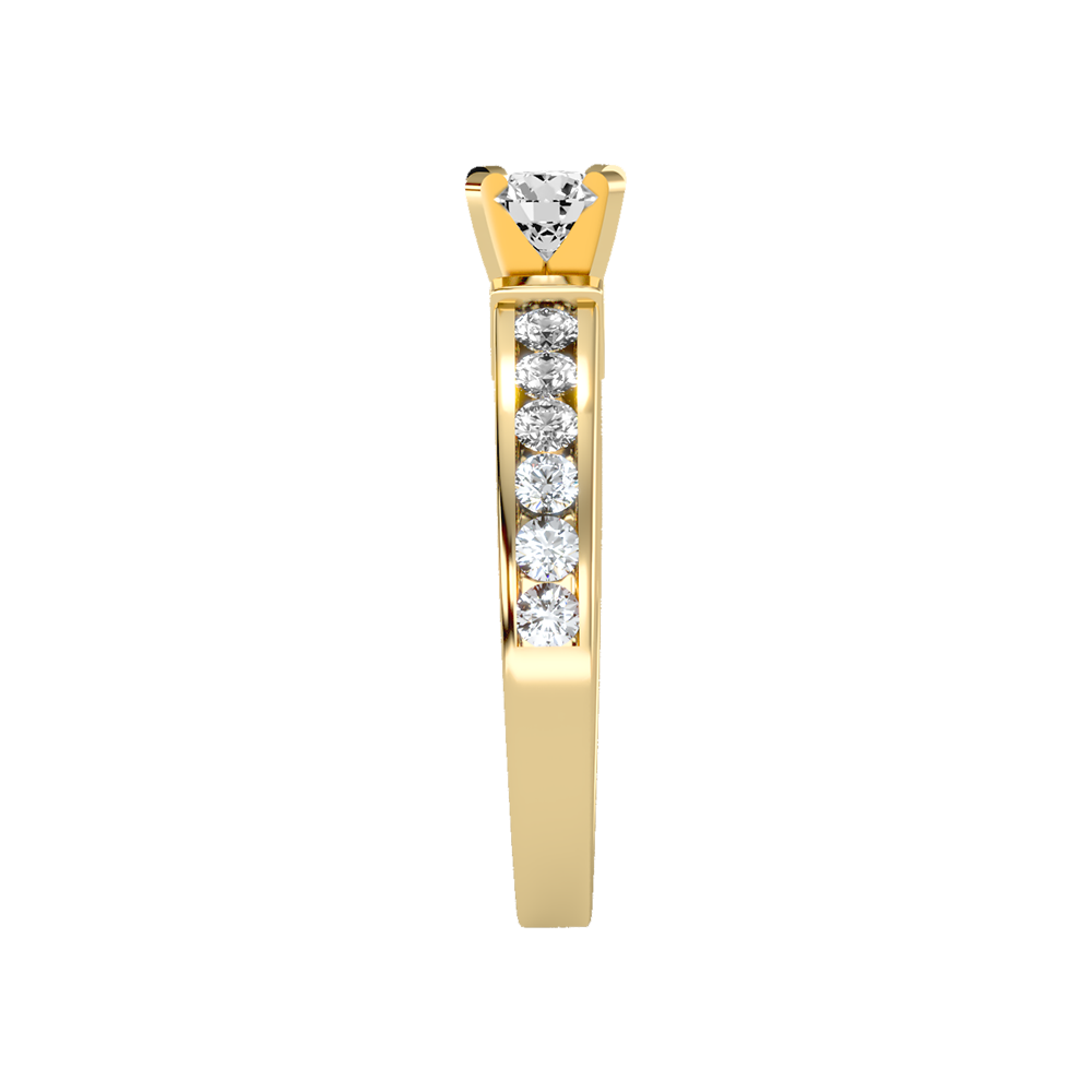 Aristocratic Solitaire Ring - Four
