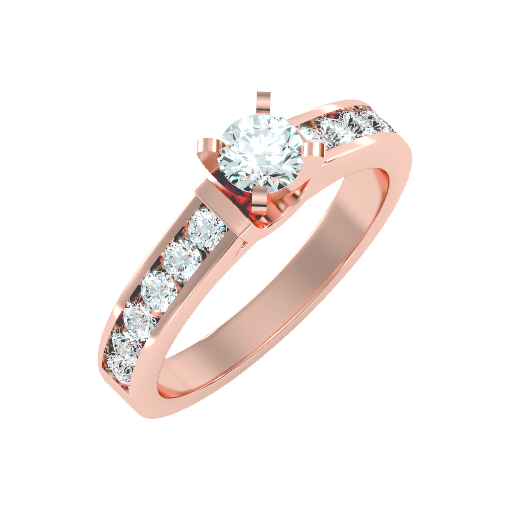 Aristocratic Solitaire Ring - Nine