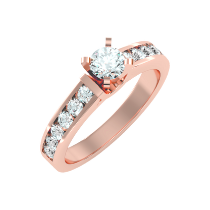 Aristocratic Solitaire Ring - Nine