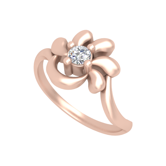 Artistic Eye Single Stone Ring In 925 Sterling Silver - One