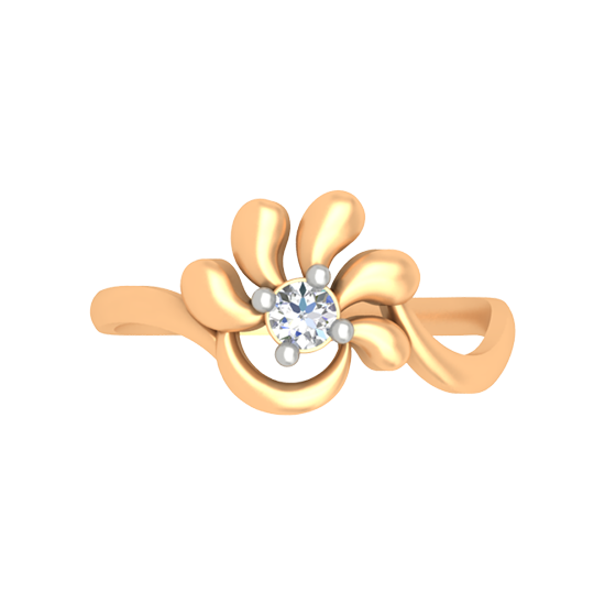 Artistic Eye Single Stone Ring In 925 Sterling Silver - Ten