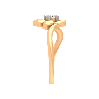 Artistic Eye Single Stone Ring - Eleven