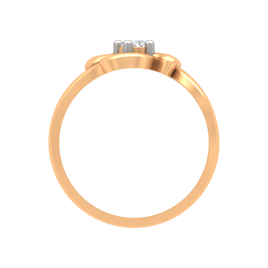 Artistic Eye Single Stone Ring In 925 Sterling Silver - Twelve