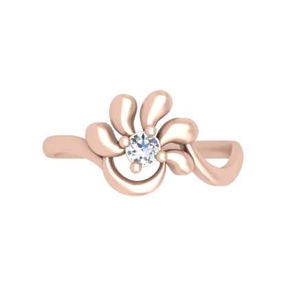 Artistic Eye Single Stone Ring - Two