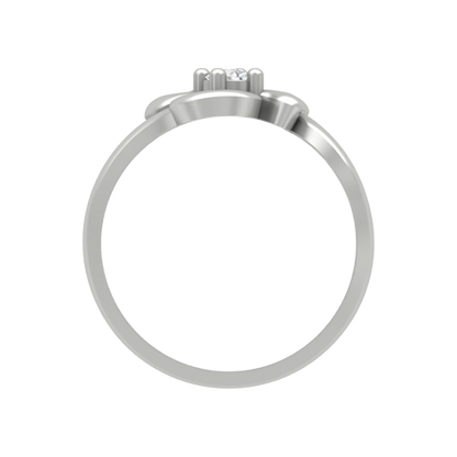 Artistic Eye Single Stone Ring - Seven