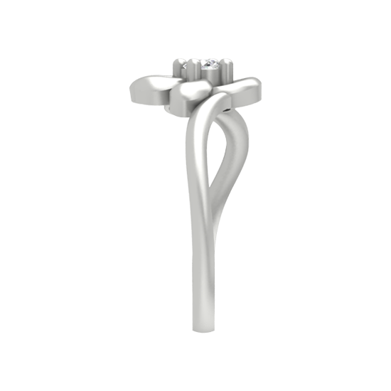 Artistic Eye Single Stone Ring - Eight