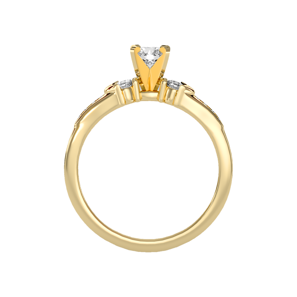 Artistic Solitaire Ring - Twelve
