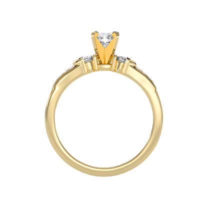 Artistic Solitaire Ring - Twelve