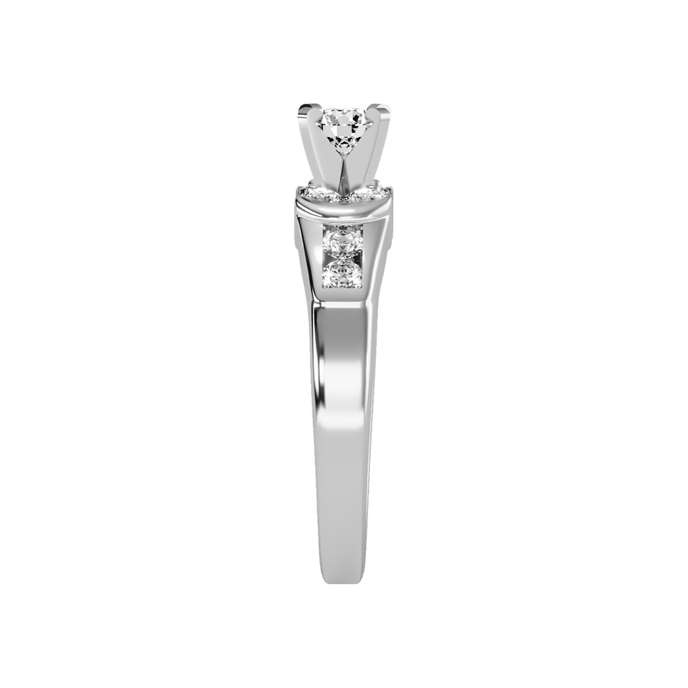 Artistic Solitaire Ring - Four