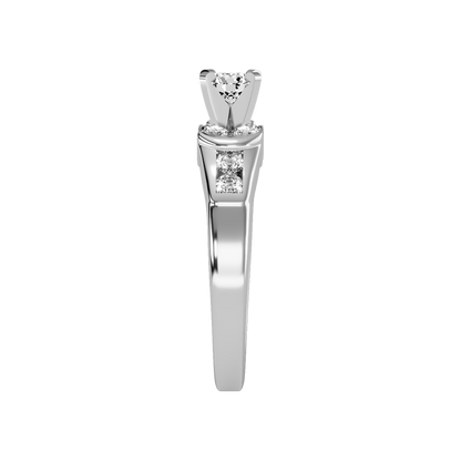 Artistic Solitaire Ring - Four