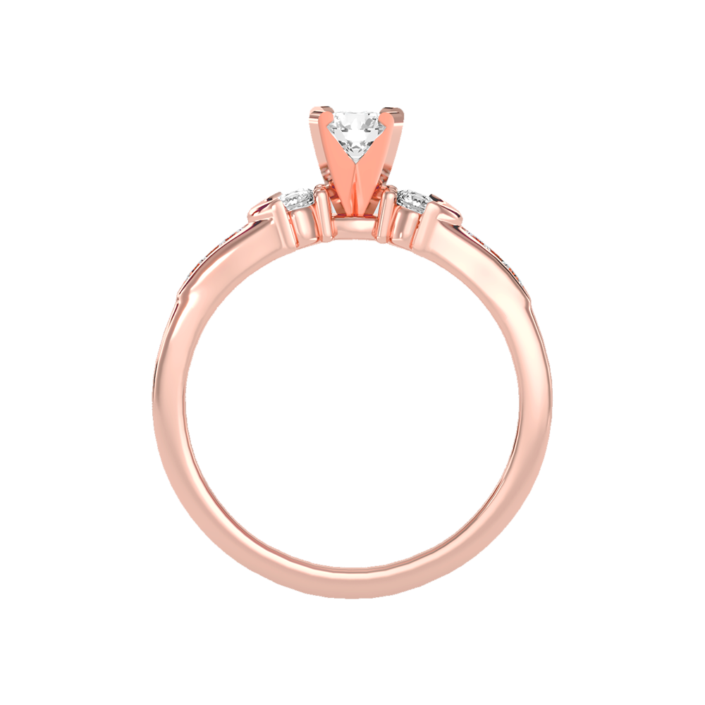 Artistic Solitaire Ring - Six