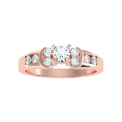 Artistic Solitaire Ring - Seven