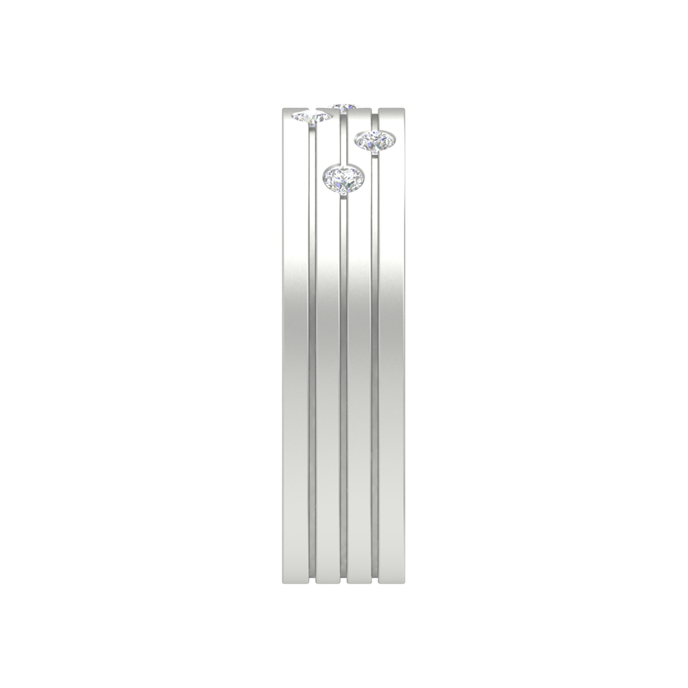 Astonishing Band In 925 Sterling Silver - Seven