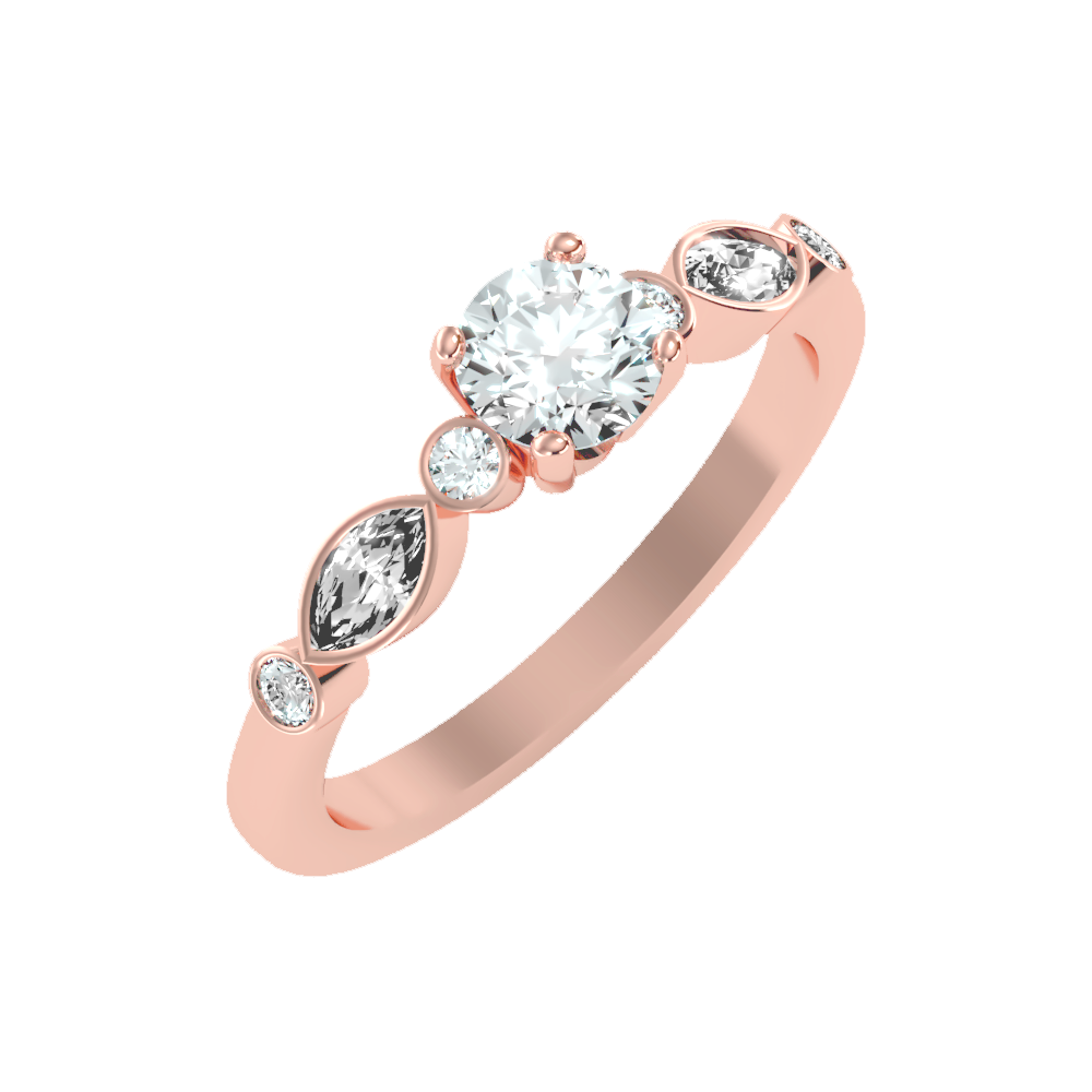 Astonishing Solitaire Ring In 925 Sterling Silver - Ten