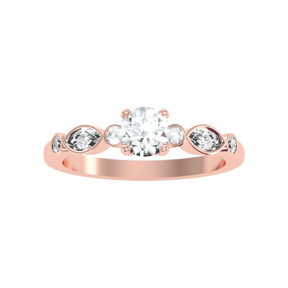 Astonishing Solitaire Ring In 925 Sterling Silver - Twelve