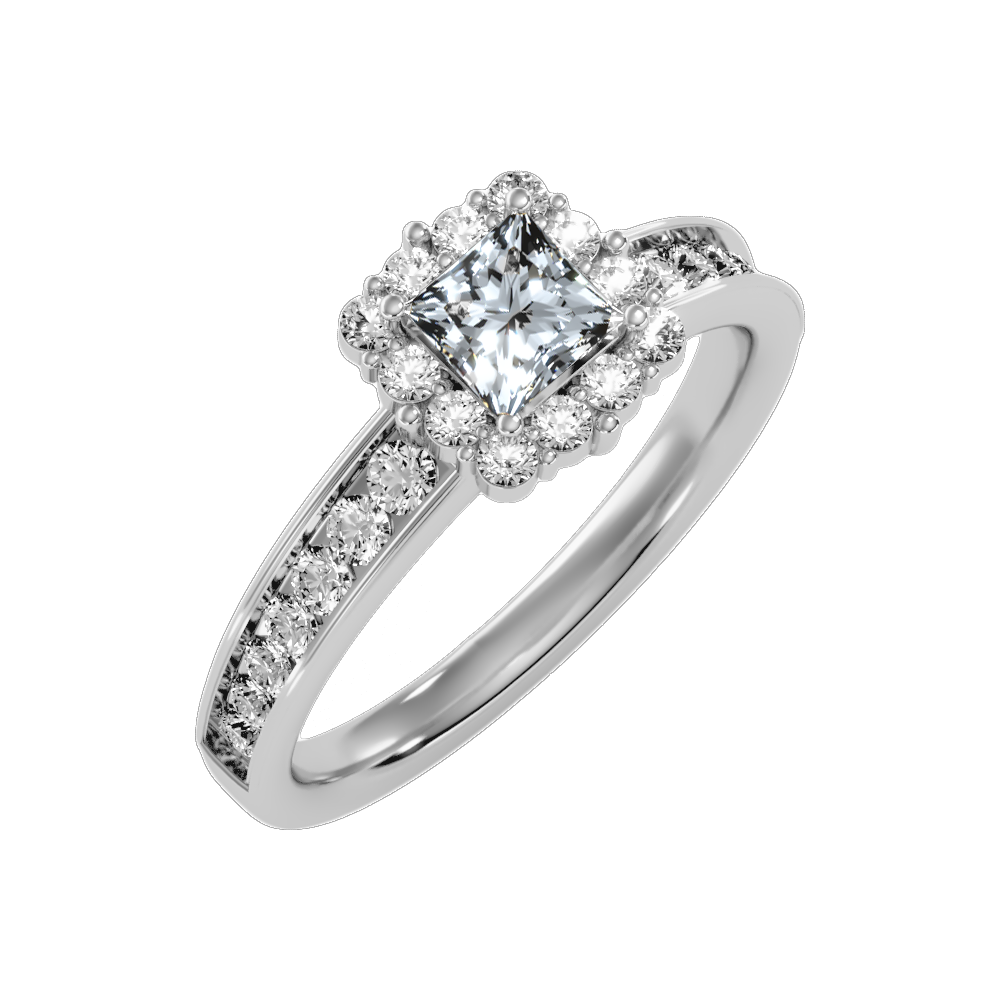 Astounding Diamond Engagement Ring - Five